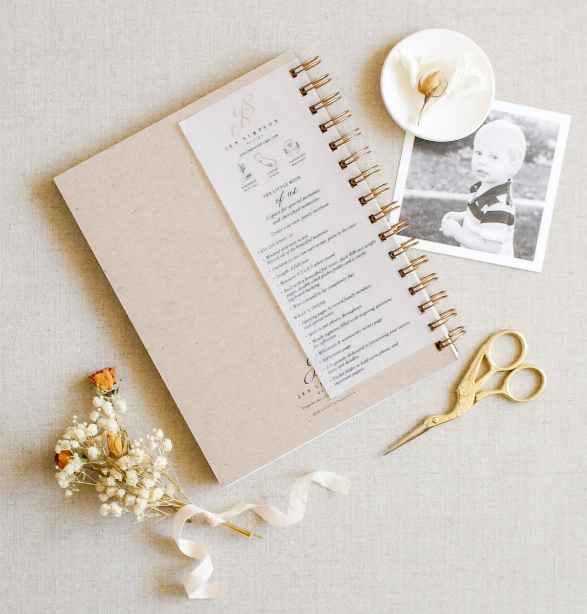 The Little Book of Us // Family Memory Journal Jen Simpson Design, LLC