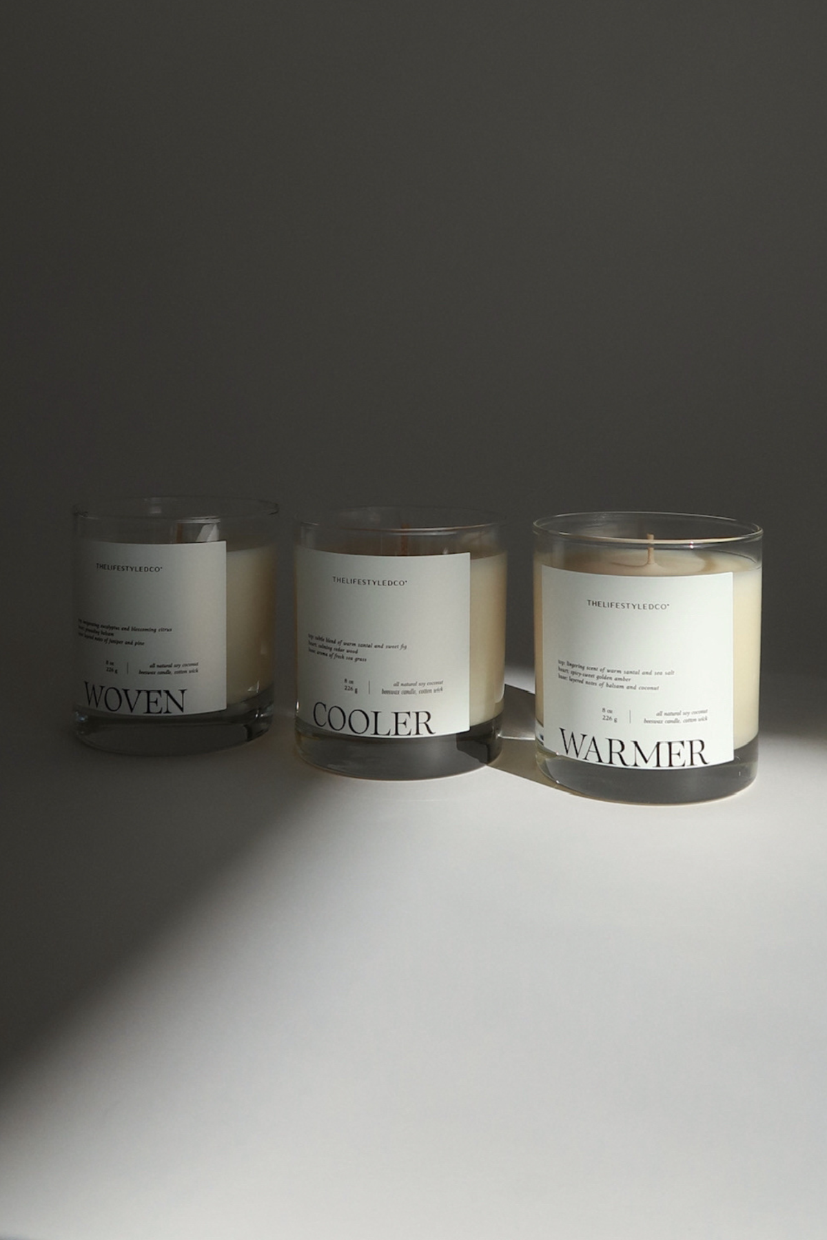 Woven Candle - 8 oz THELIFESTYLEDCO Shop