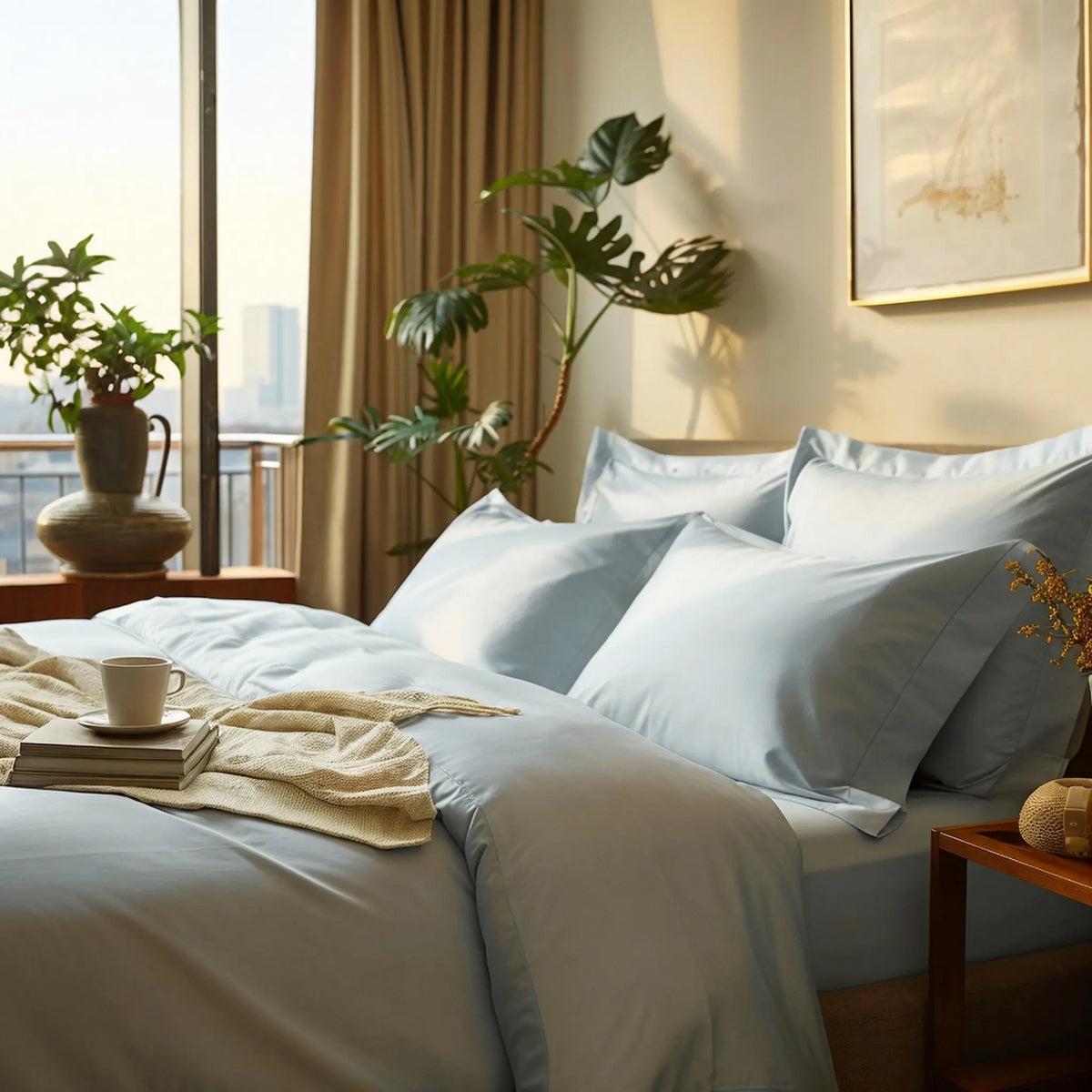 Luxe Australian Sateen Duvet Cover Italic
