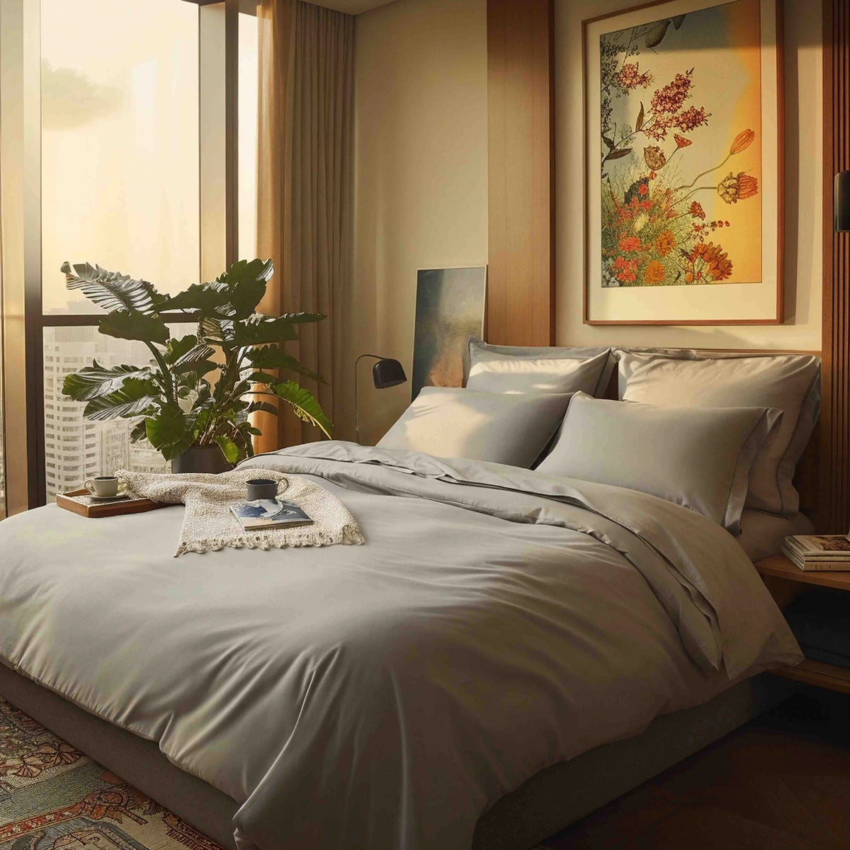 Luxe Australian Sateen Duvet Cover Italic