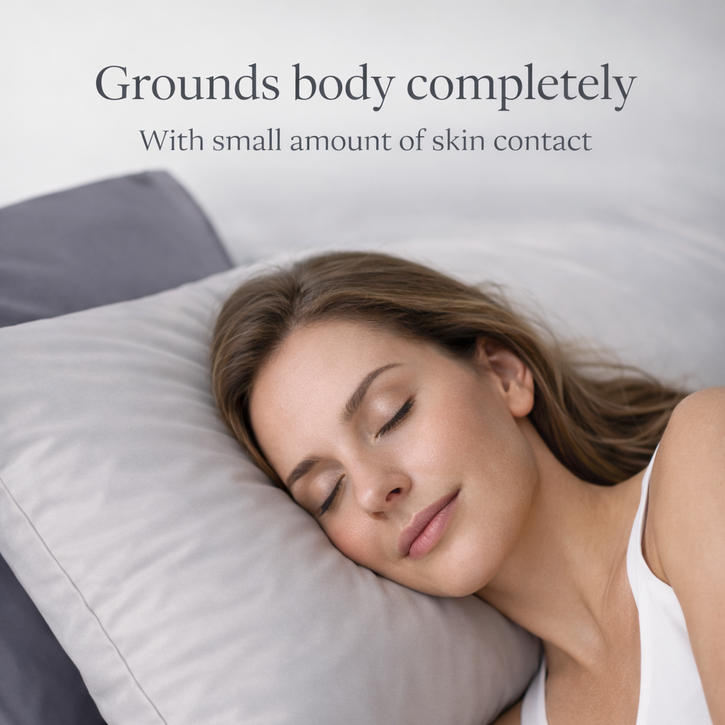 GroundLuxe Luxury Grounding Pillowcase (Organic Cotton) GroundLuxe