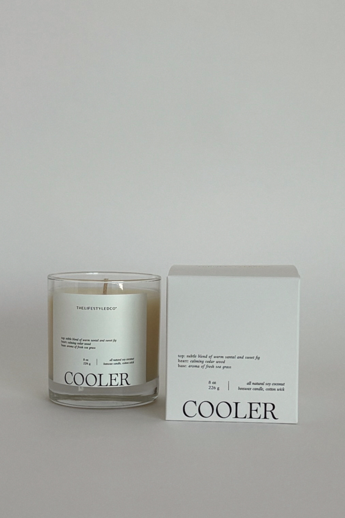 Cooler Candle - 8 oz THELIFESTYLEDCO Shop