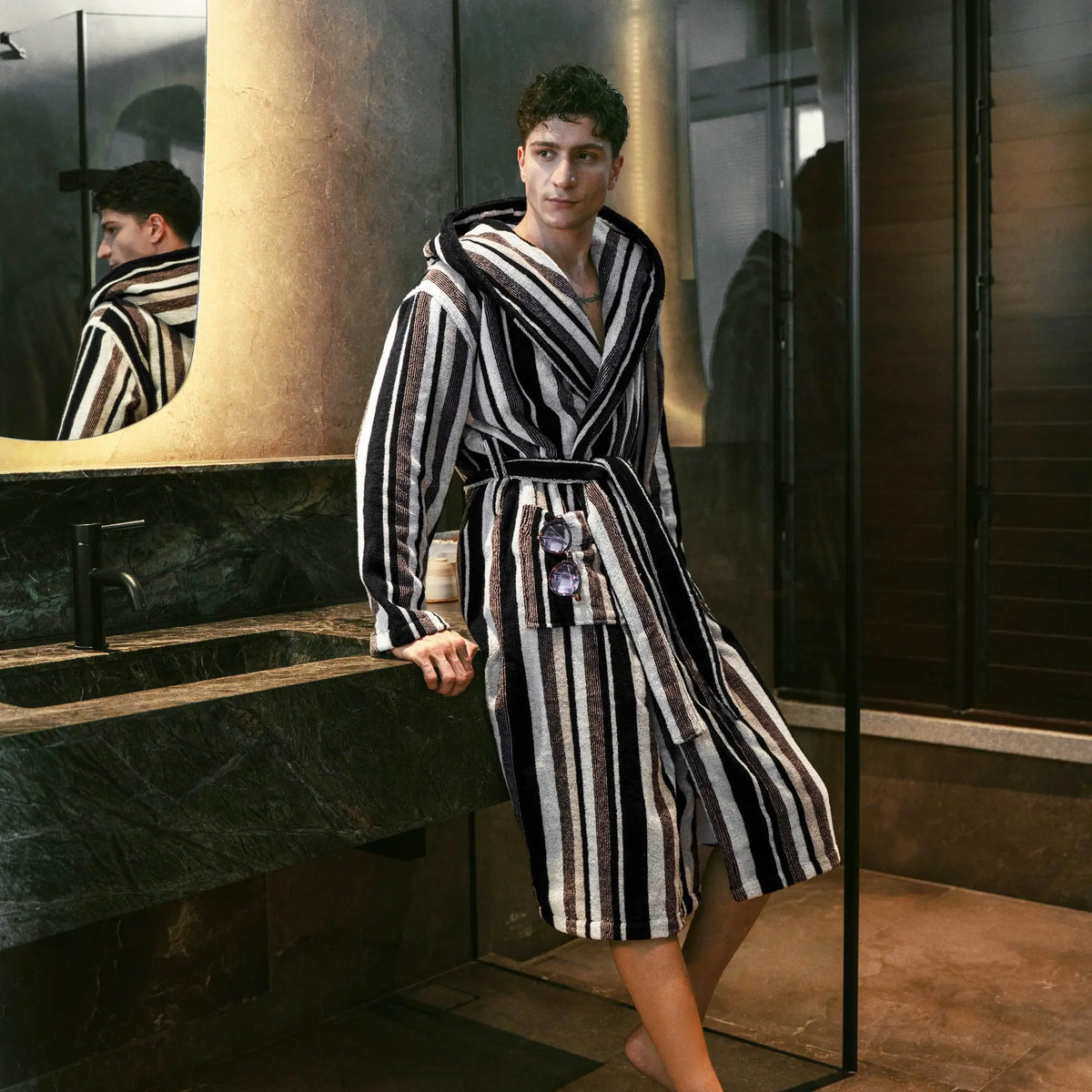 Ultraplush Australian Cotton Bathrobe Italic