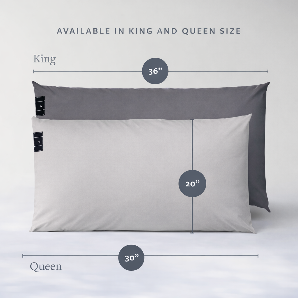 GroundLuxe Luxury Grounding Pillowcase (Organic Cotton) GroundLuxe