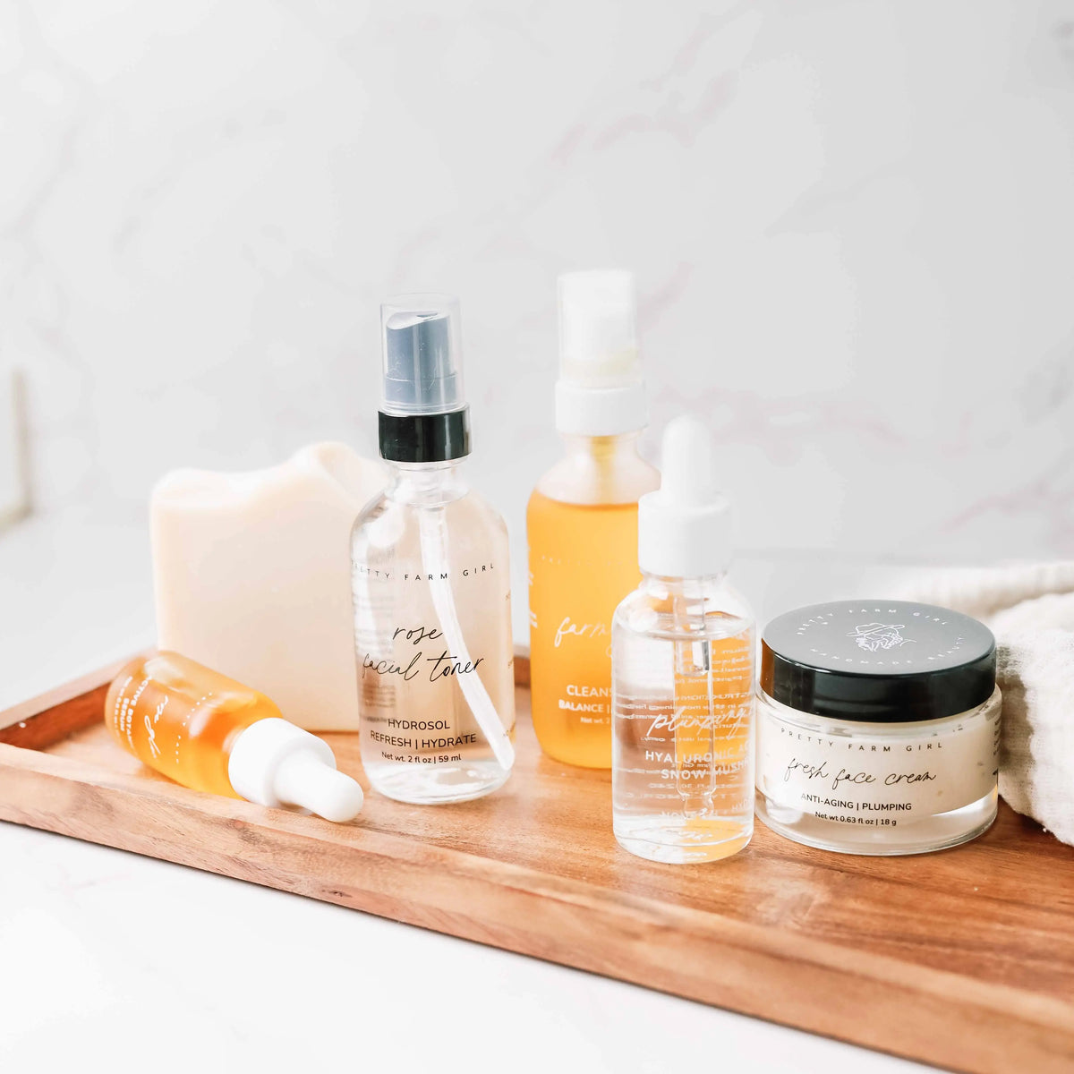 Anti-Aging Skincare Routine Essentials Kit Pretty farm girl