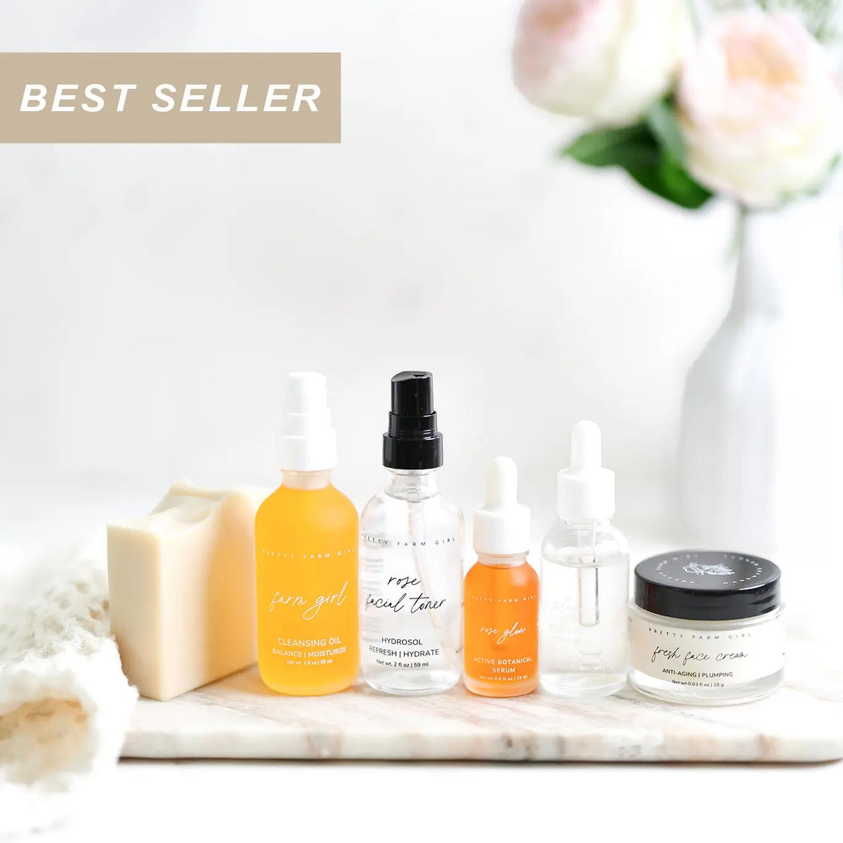 Anti-Aging Skincare Routine Essentials Kit Pretty farm girl