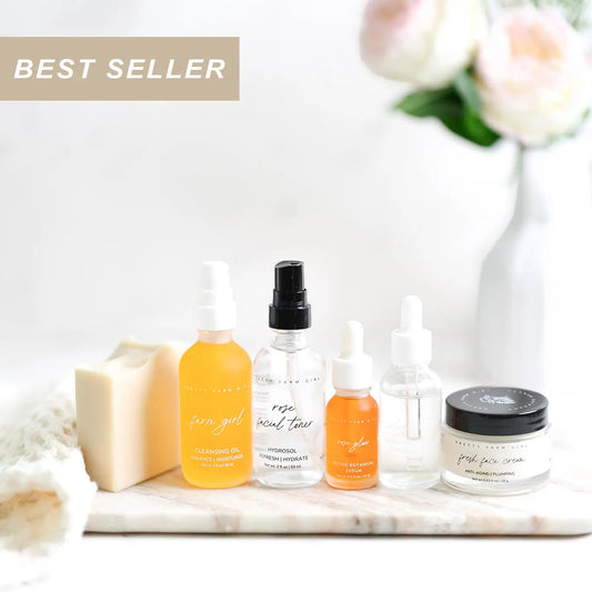 Anti-Aging Skincare Routine Essentials Kit Pretty farm girl