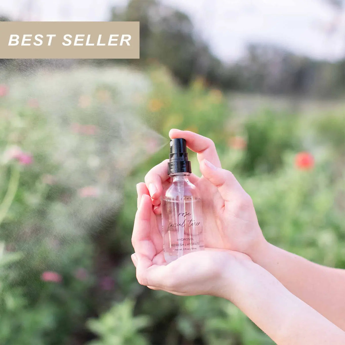 Organic Pure Rose Facial Toner Pretty farm girl