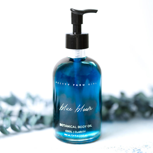 Blue Bloom Natural Botanical Body Oil Pretty farm girl