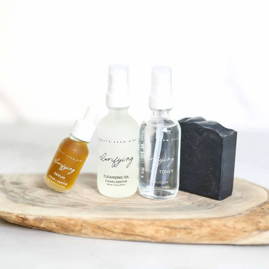 Clarifying Kit for Acne Prone Skin Pretty farm girl