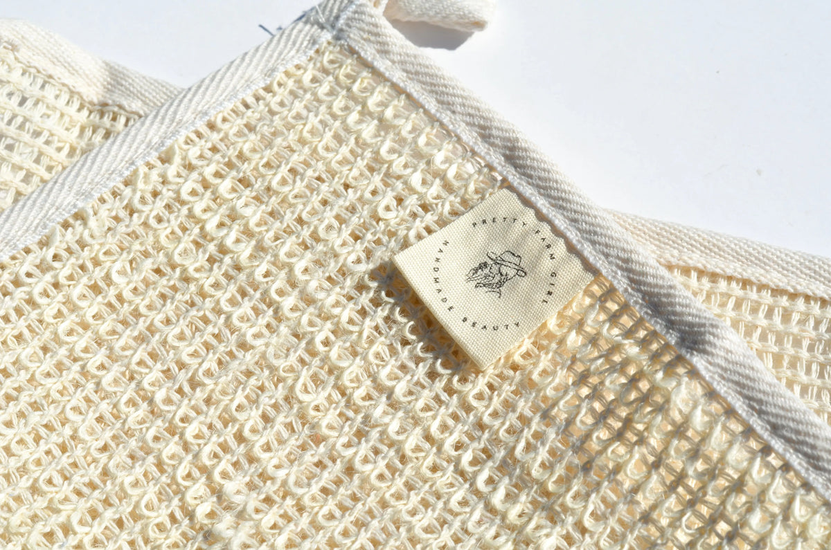 Sisal Exfoliating Wash Cloth Pretty farm girl