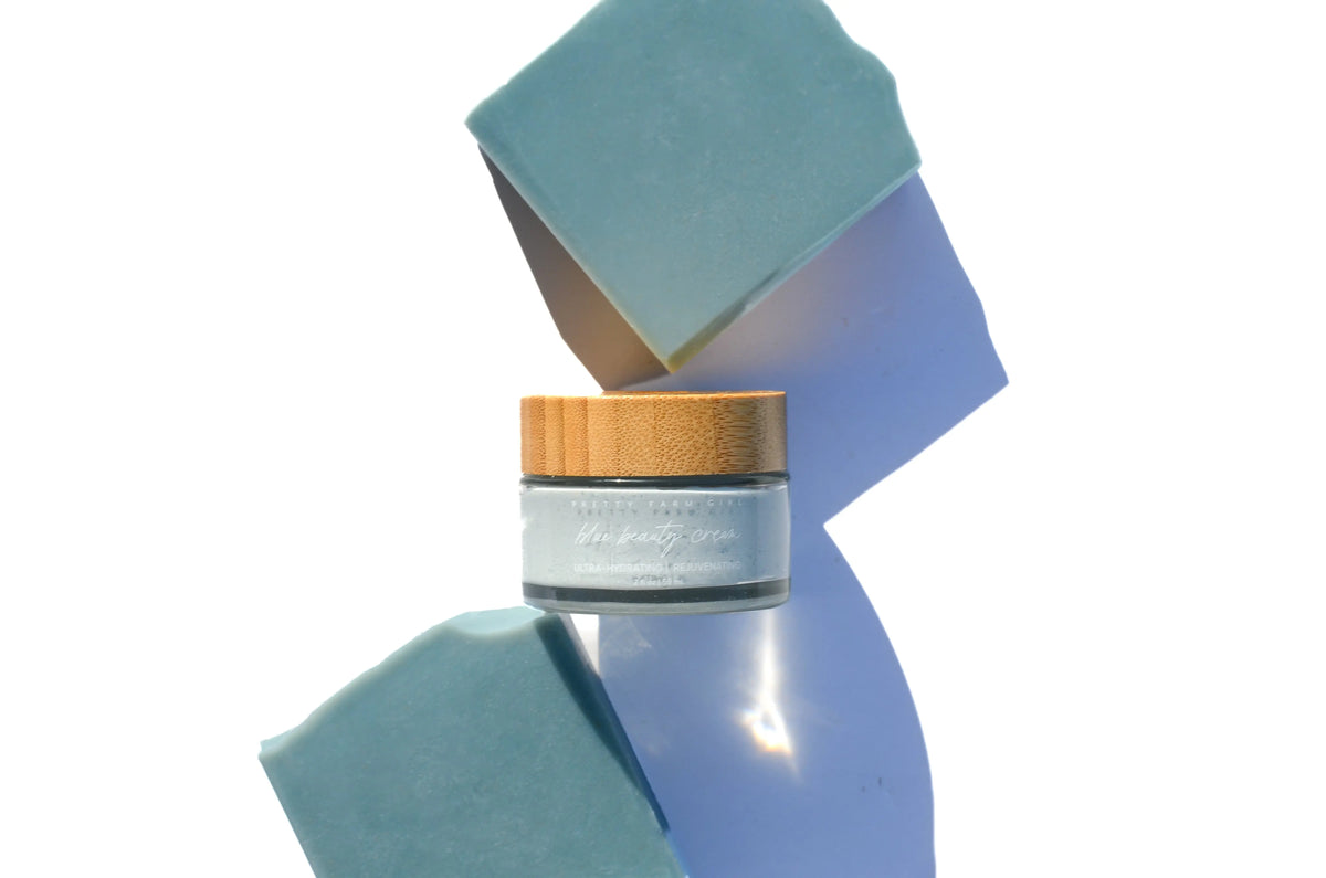 Blue Beauty Cream Facial Bar Pretty farm girl