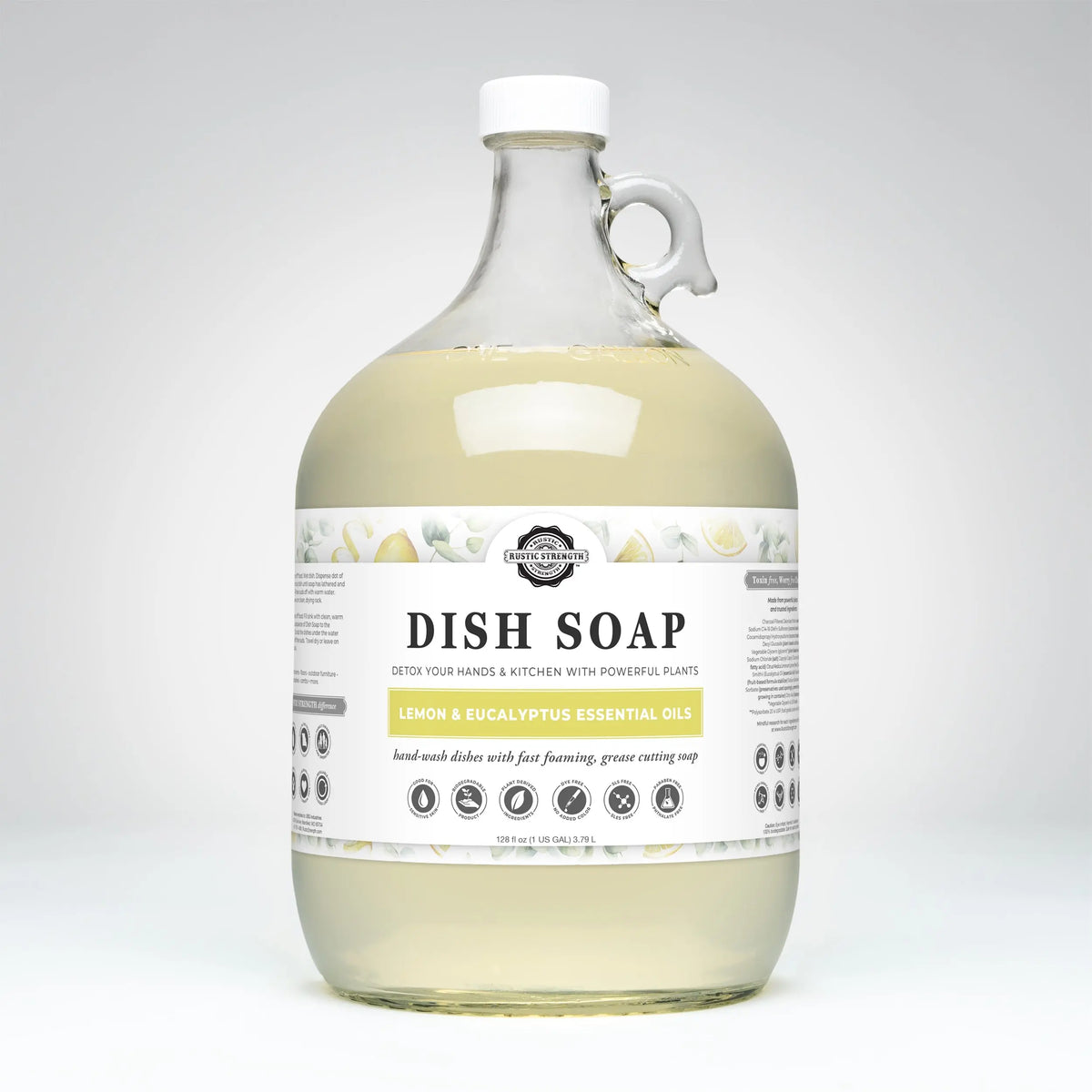Dish Soap | Lemon & Eucalyptus Rustic Strength