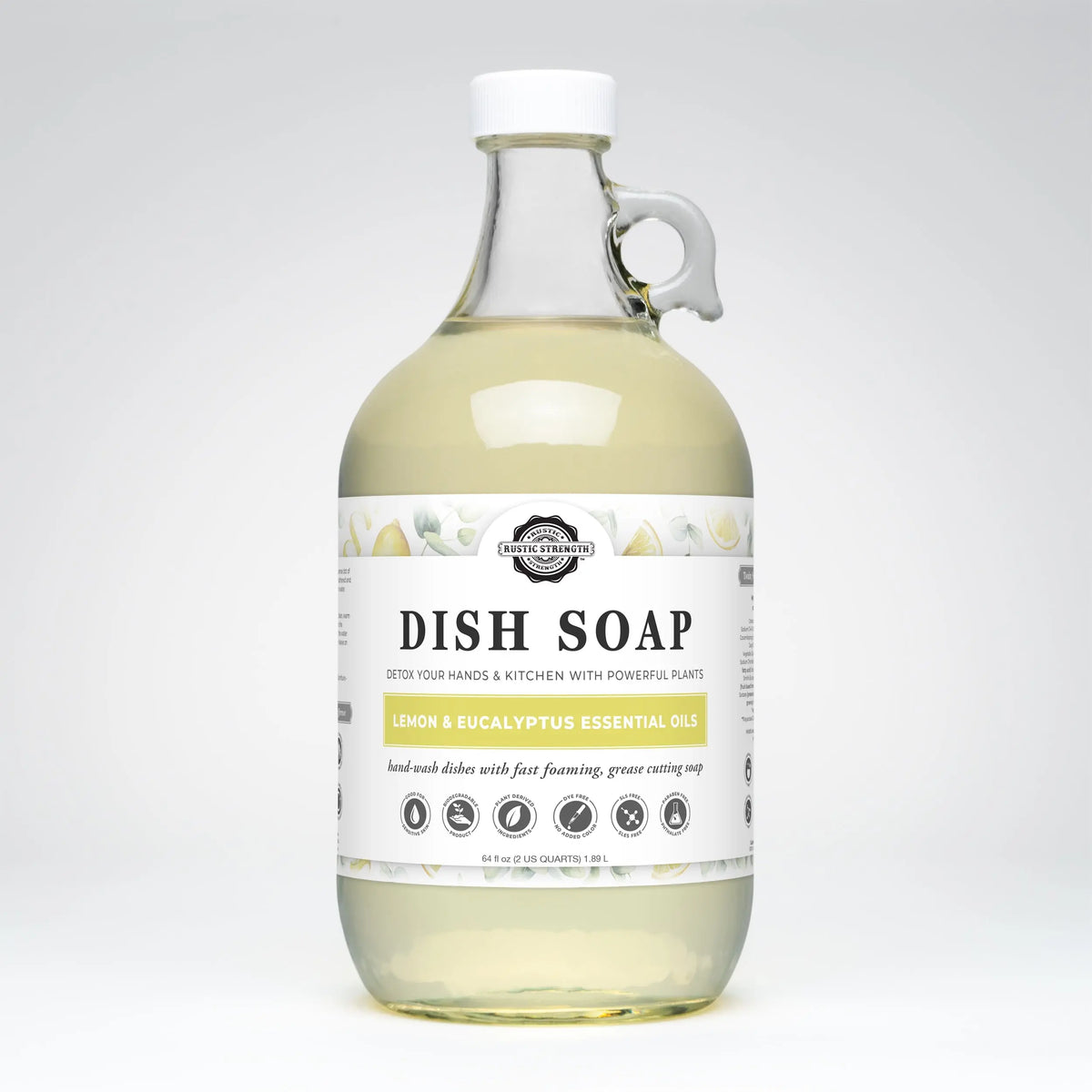 Dish Soap | Lemon & Eucalyptus Rustic Strength