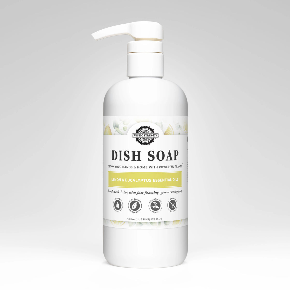 Dish Soap | Lemon & Eucalyptus Rustic Strength