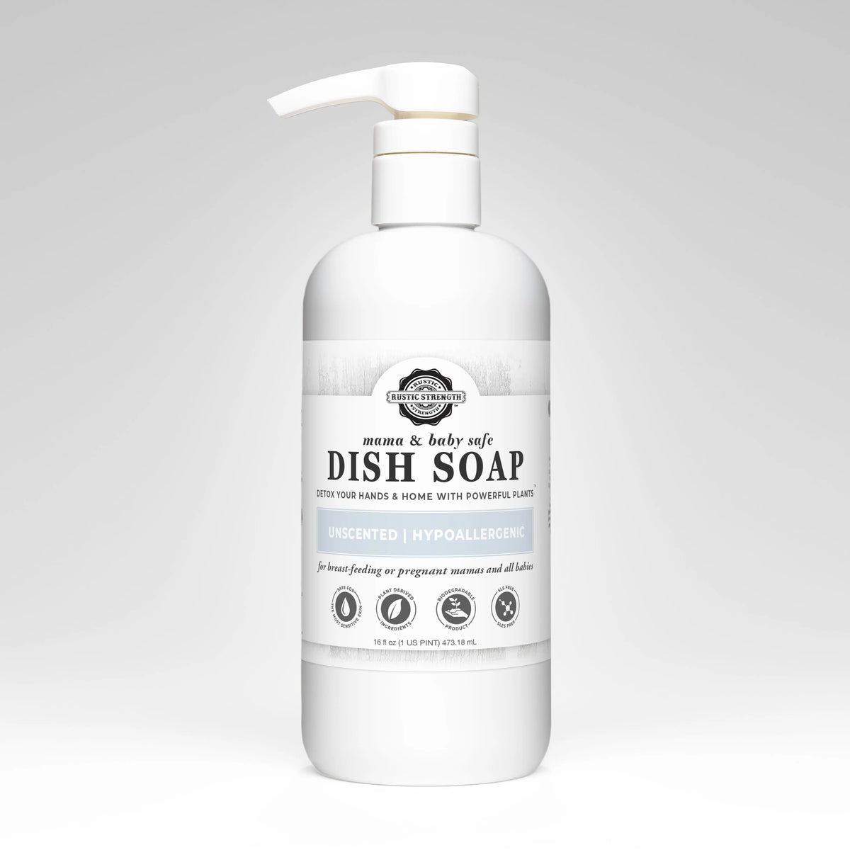 Dish Soap | Mama + Baby Safe Rustic Strength