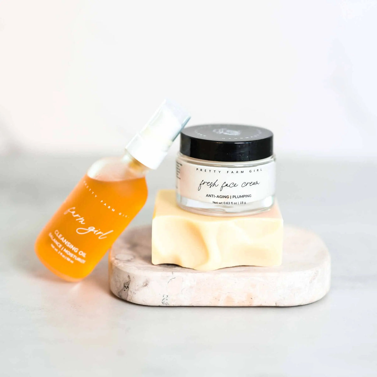 Double Cleansing Kit: Anti-Aging Pretty farm girl
