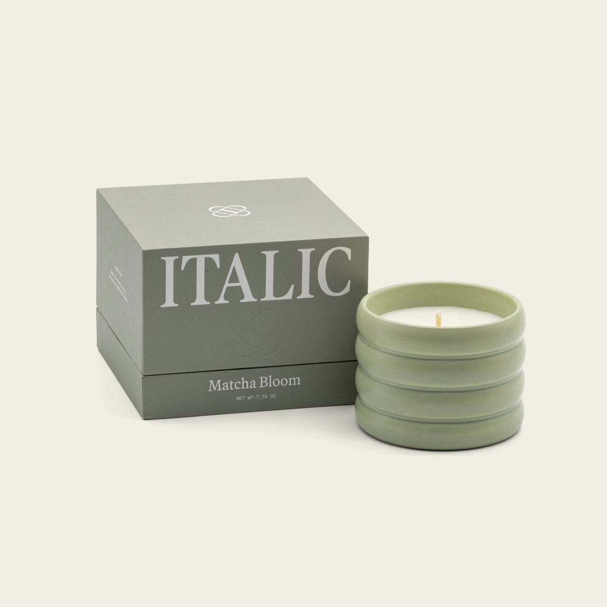 Ceramic Candle Italic