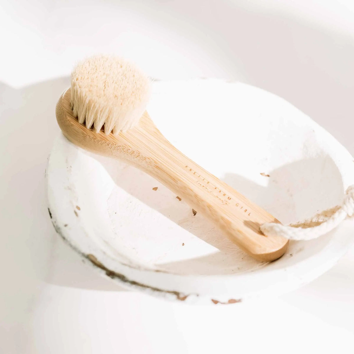 Dry Face Brush Pretty farm girl