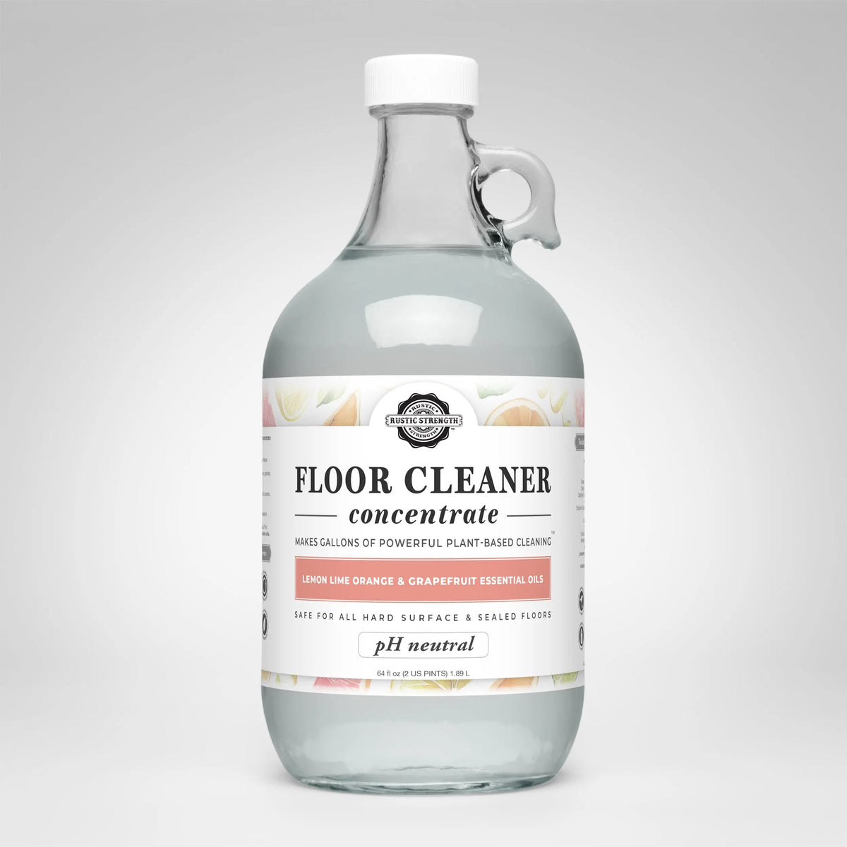 Floor Cleaner Concentrate | Lemon, Lime, Orange & Grapefruit Rustic Strength
