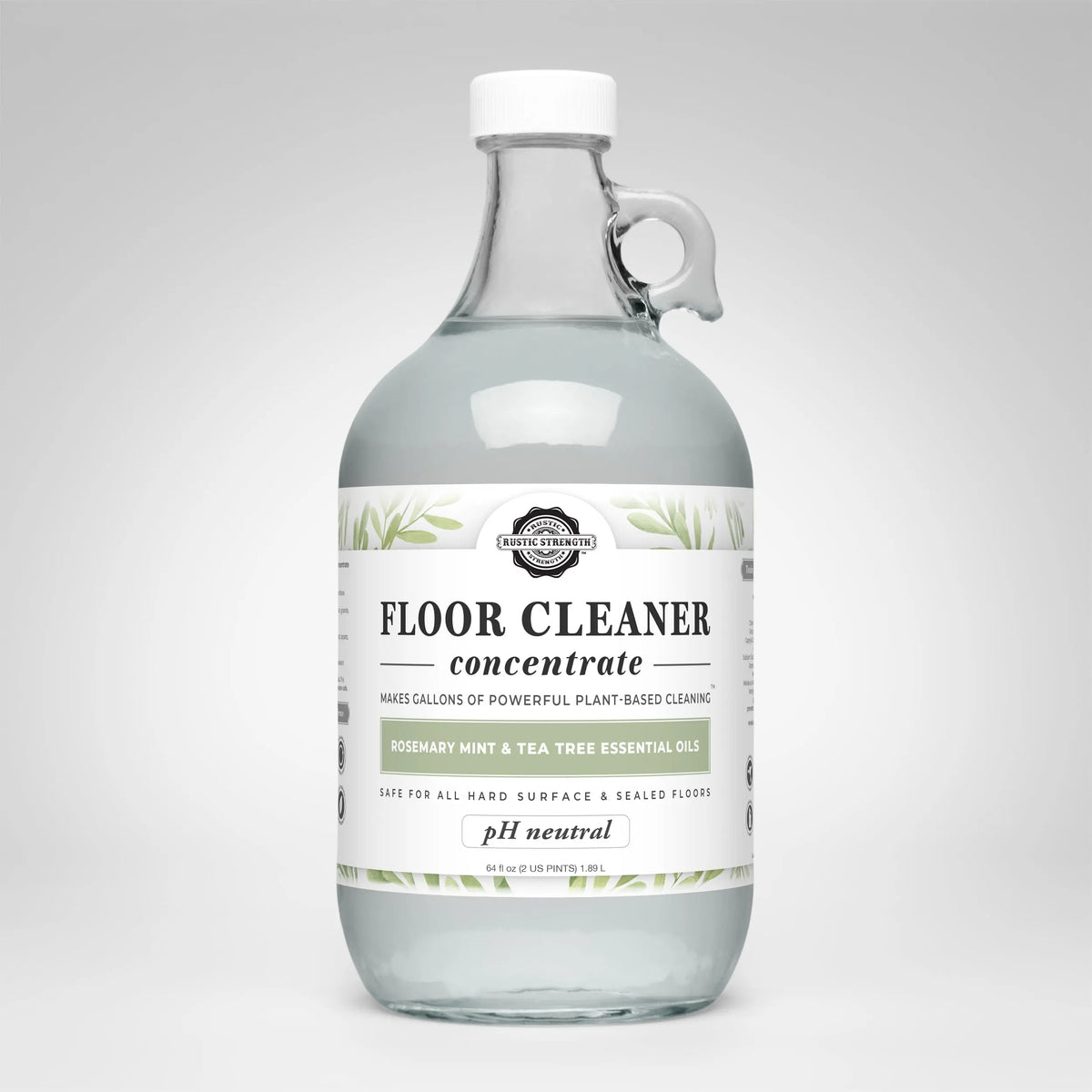 Floor Cleaner Concentrate | Rosemary, Mint & Tea Tree Rustic Strength