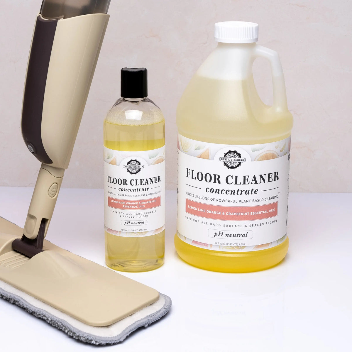Floor Cleaner Concentrate | Lemon, Lime, Orange & Grapefruit Rustic Strength