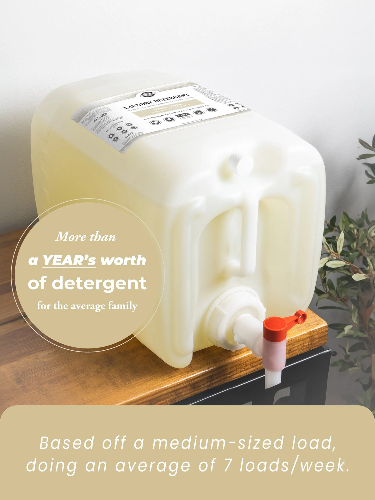 Laundry Detergent | Fresh Linen Rustic Strength