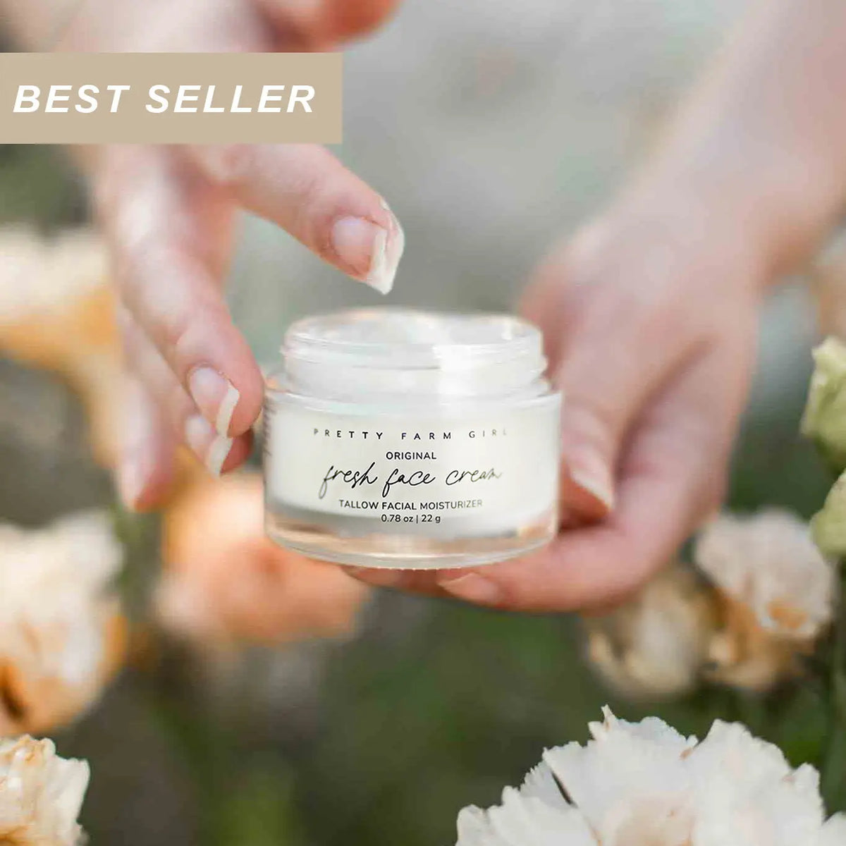 Original Fresh Face Cream Anti-Aging Tallow Facial Moisturizer Pretty farm girl