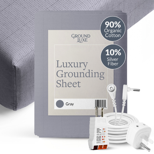 GroundLuxe Fitted Grounding Sheet (Organic Cotton) GroundLuxe