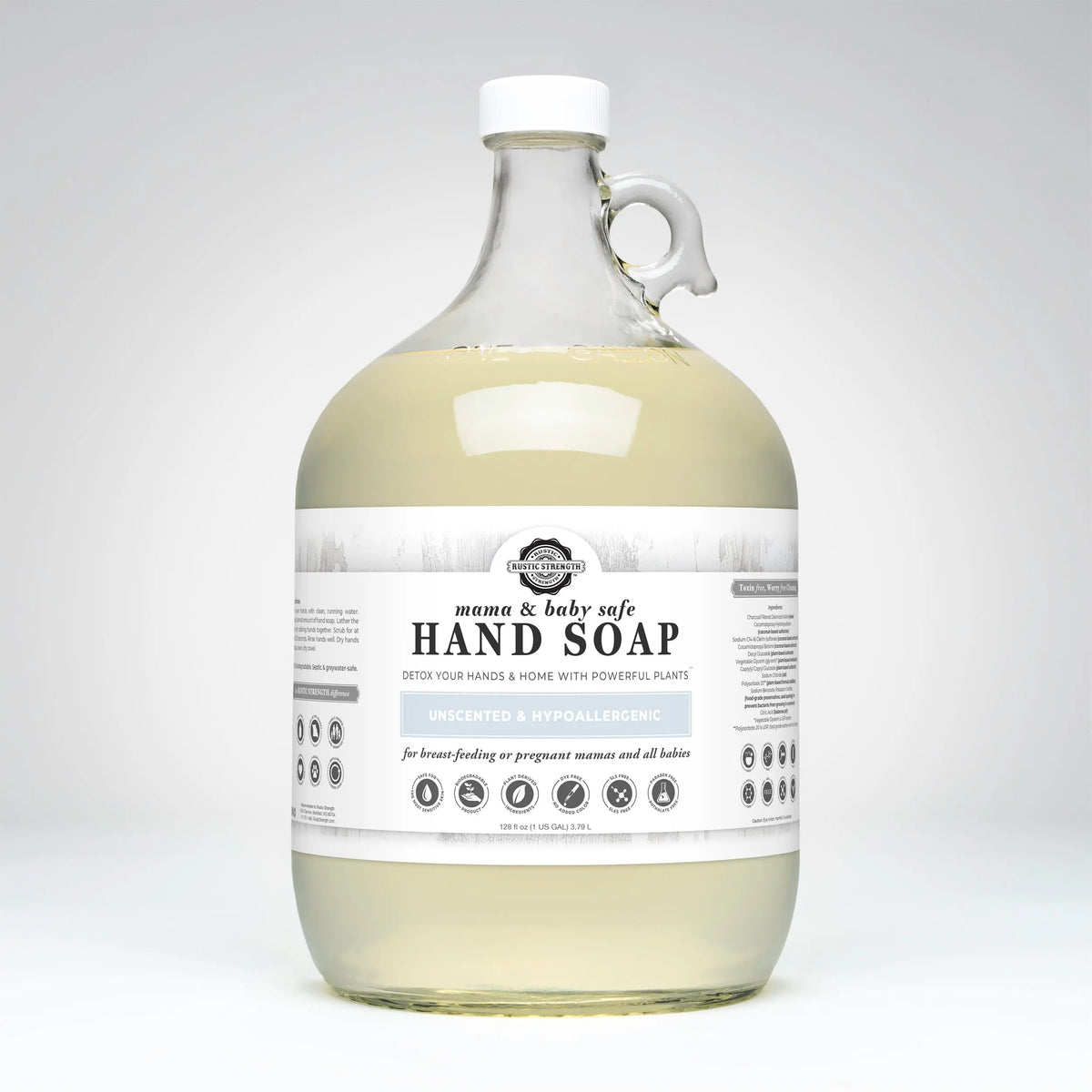 Hand Soap | Mama + Baby Safe Rustic Strength