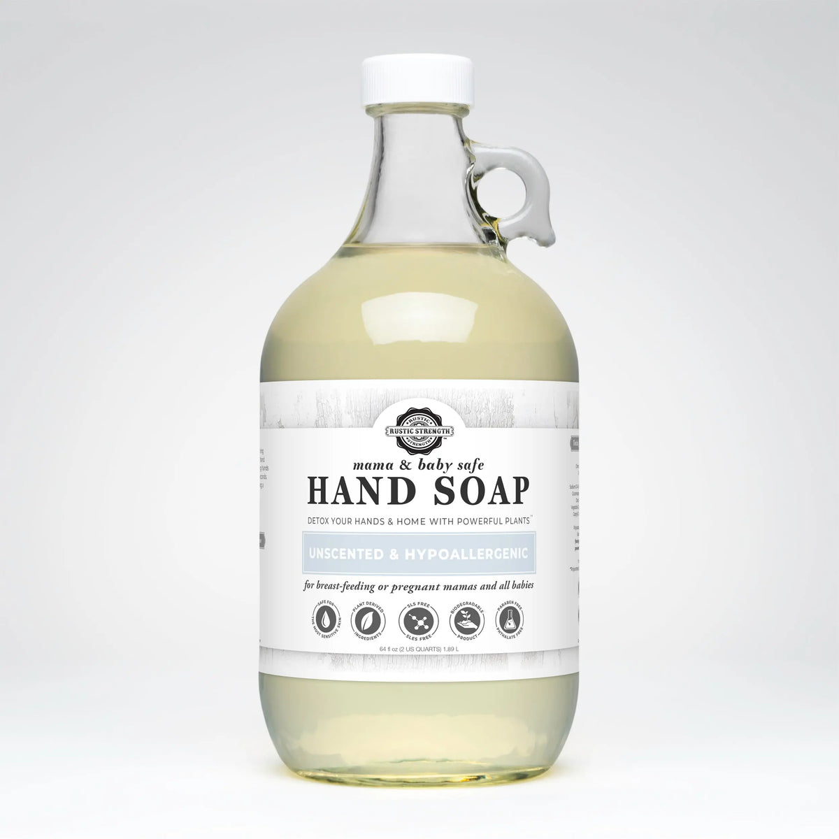 Hand Soap | Mama + Baby Safe Rustic Strength