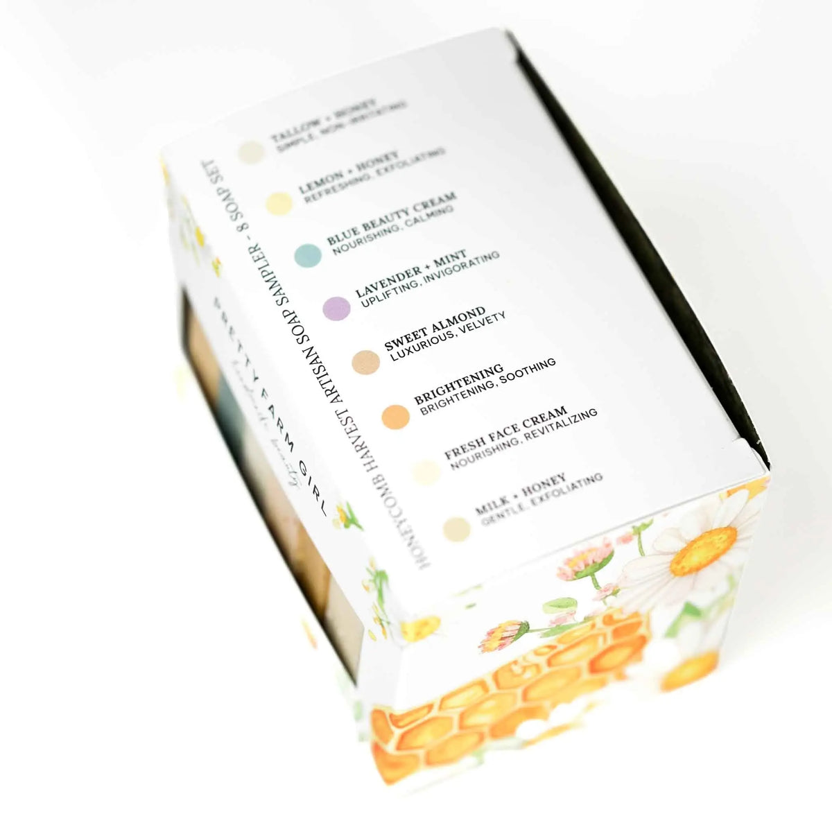 Honeycomb Harvest  Goat Milk & Tallow Soap Sampler Pretty farm girl