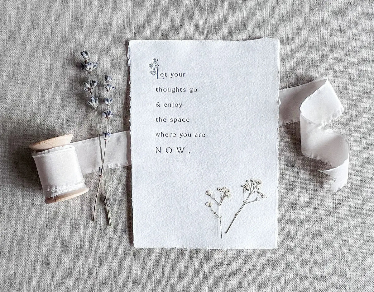 Let Your Thoughts Go // Mental Wellbeing Print Jen Simpson Design, LLC