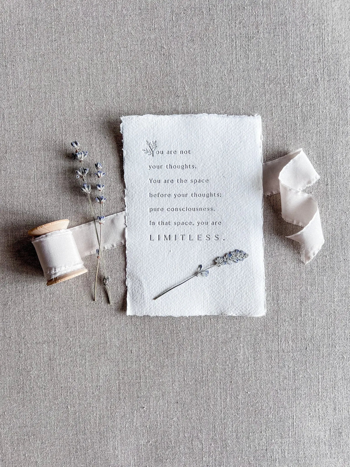 You Are Not Your Thoughts // Mental Wellbeing Print Jen Simpson Design, LLC