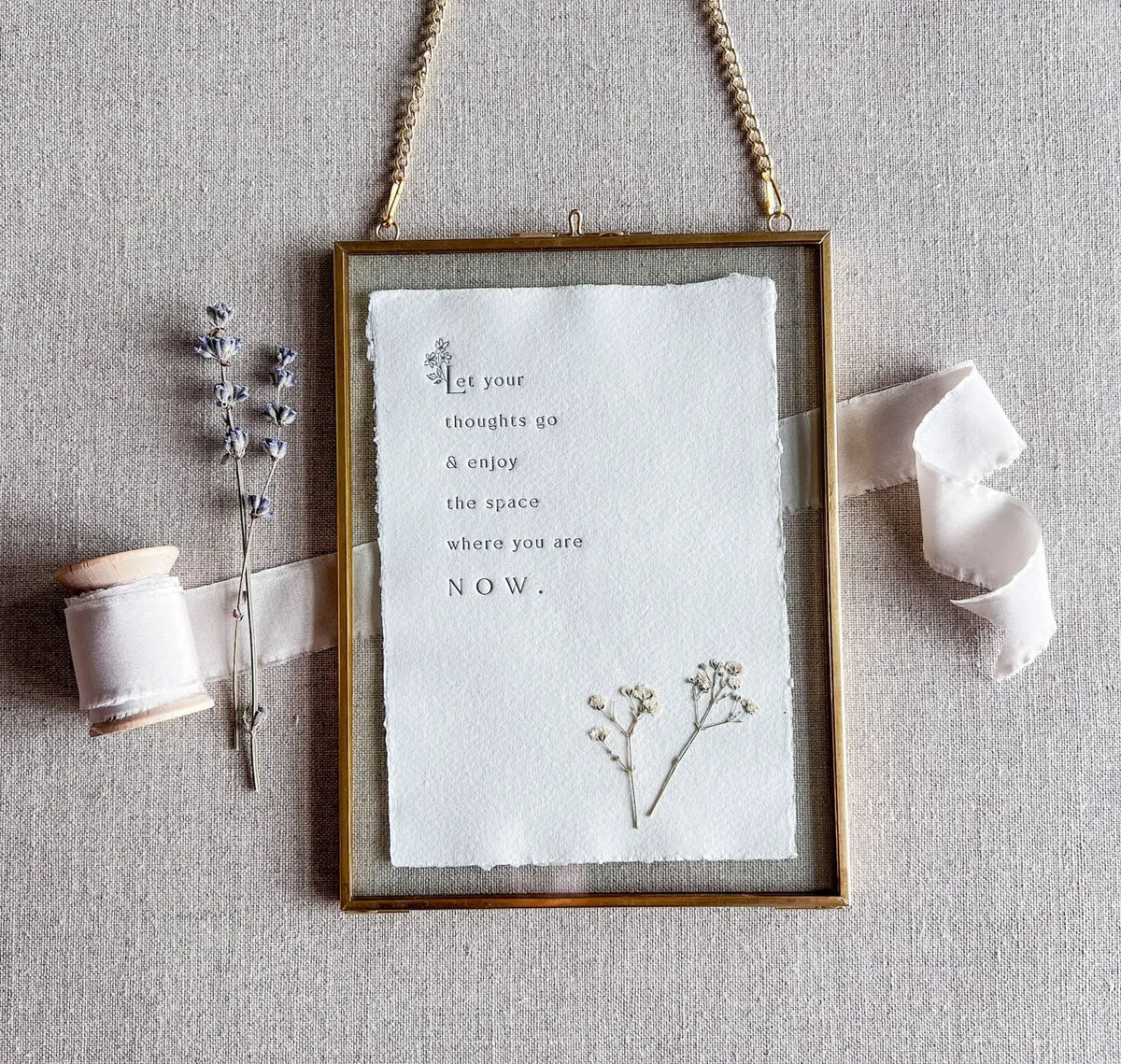 Let Your Thoughts Go // Mental Wellbeing Print Jen Simpson Design, LLC