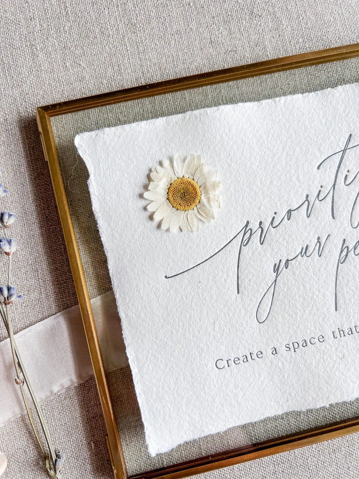 Prioritize Your Peace // Mental Wellbeing Print Jen Simpson Design, LLC