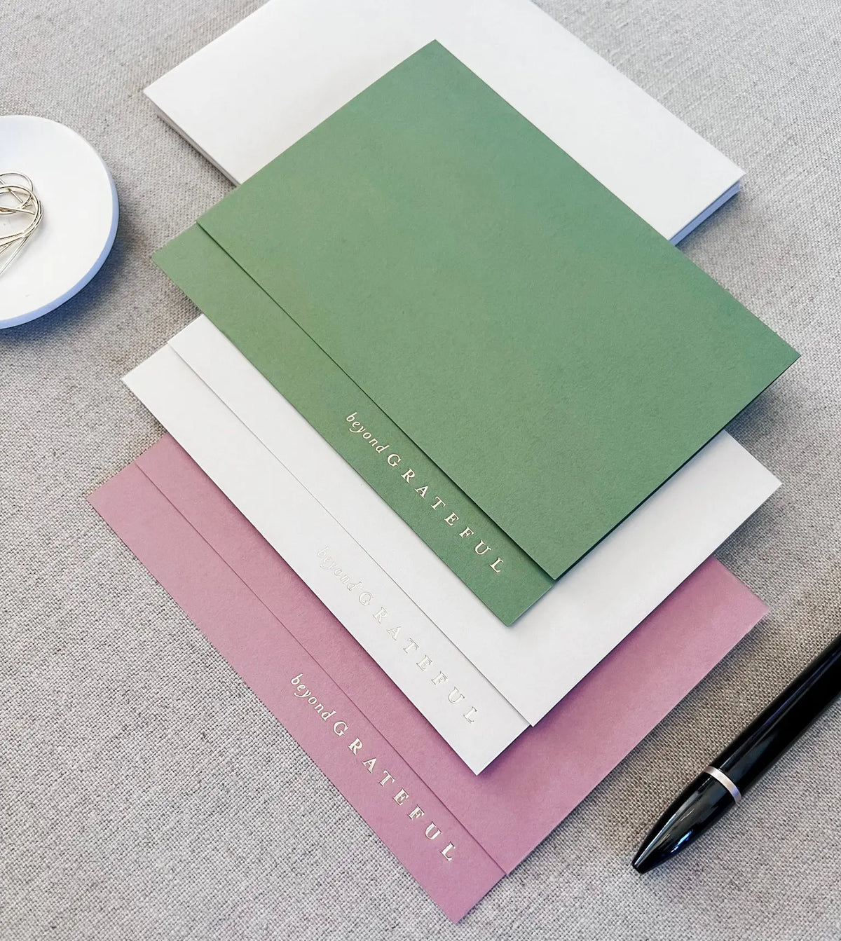 Beyond Grateful // Foil Card Set Of 6 Jen Simpson Design, LLC