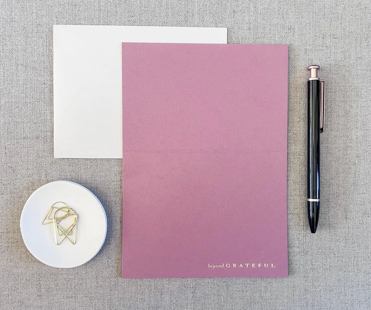 Beyond Grateful // Foil Card Set Of 6 Jen Simpson Design, LLC