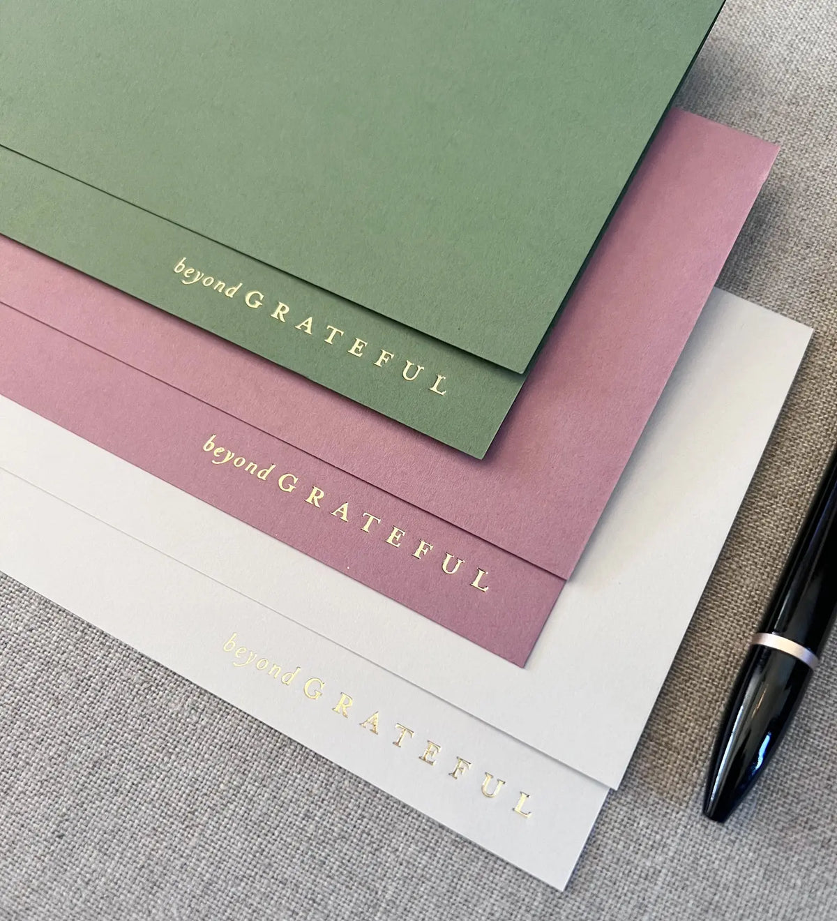 Beyond Grateful // Foil Card Set Of 6 Jen Simpson Design, LLC