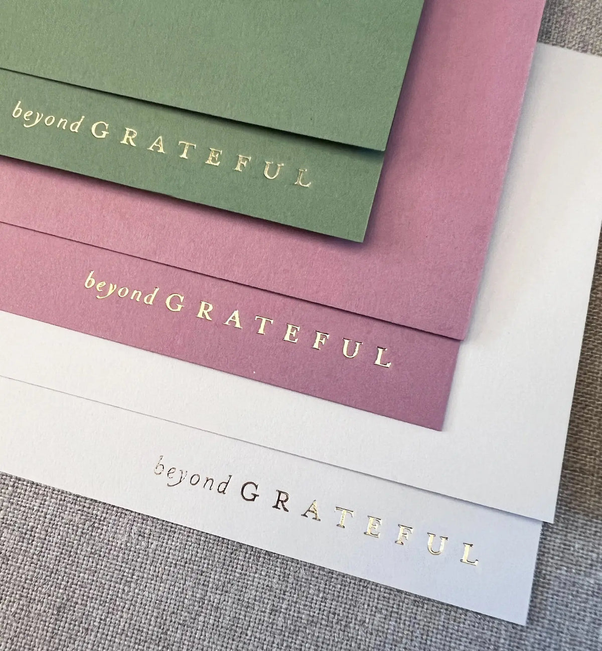Beyond Grateful // Foil Card Set Of 6 Jen Simpson Design, LLC