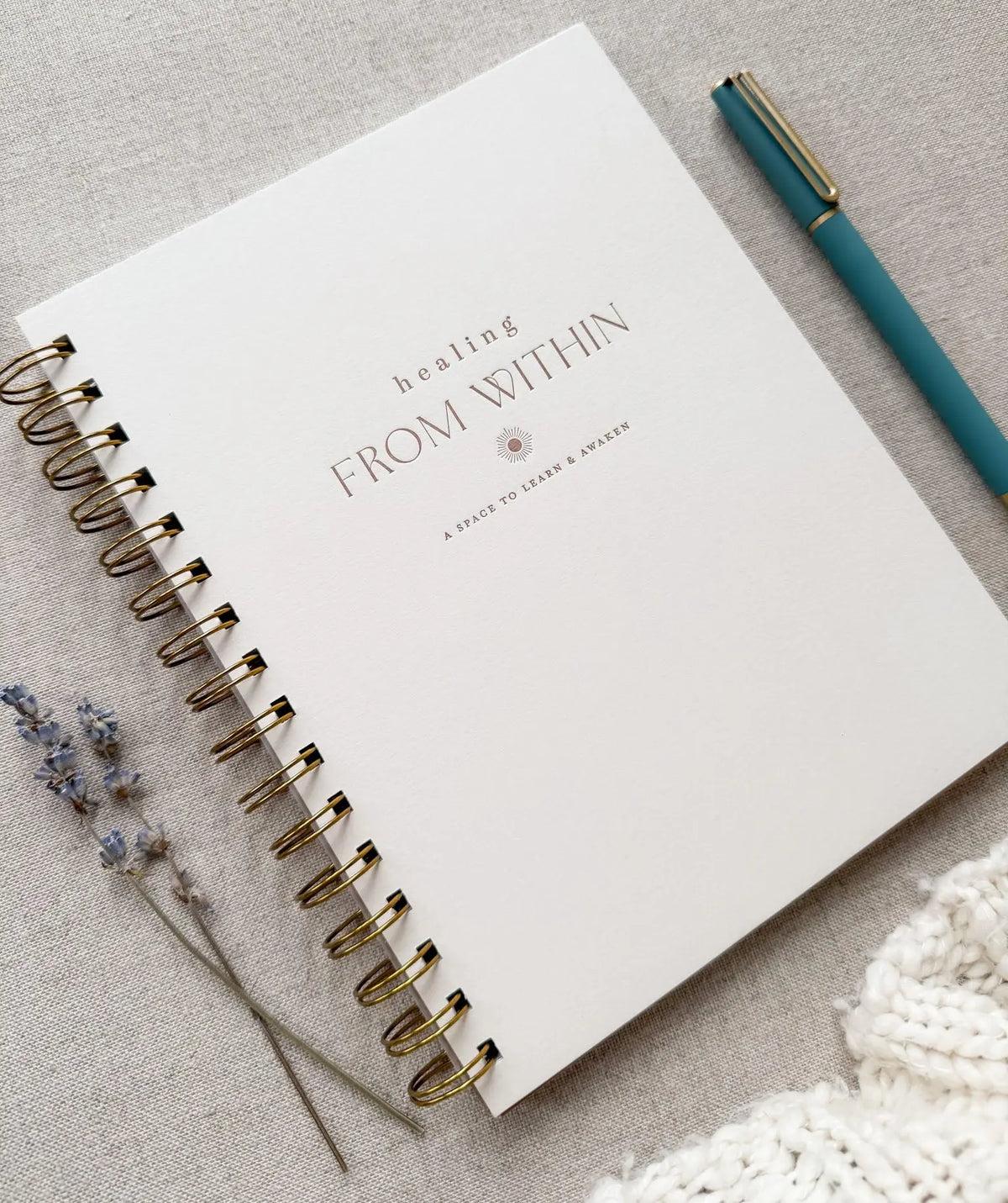 Healing From Within // Self-Transformation Journal Jen Simpson Design, LLC