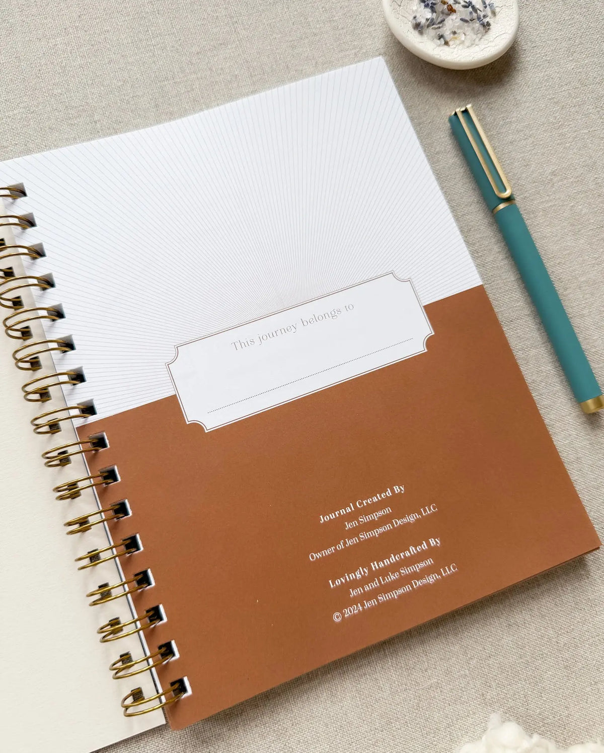 Healing From Within // Self-Transformation Journal Jen Simpson Design, LLC
