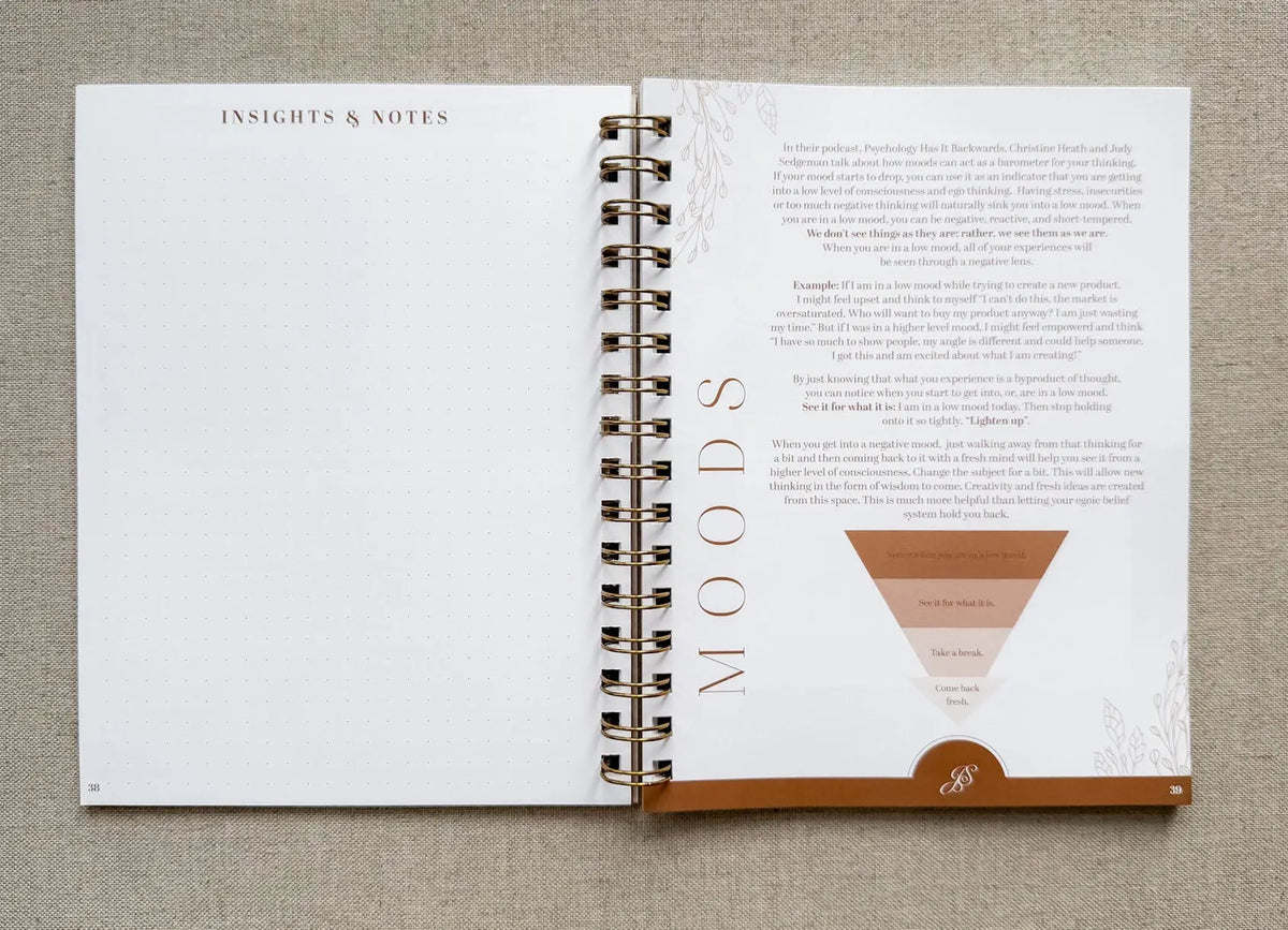 Healing From Within // Self-Transformation Journal Jen Simpson Design, LLC