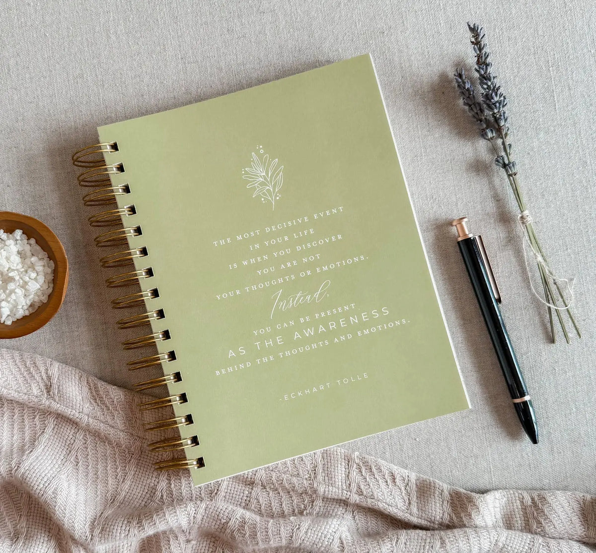Surround Yourself with Happiness // A Daily Journal to Manifest Happiness, Gratitude, and Personal Growth Jen Simpson Design, LLC