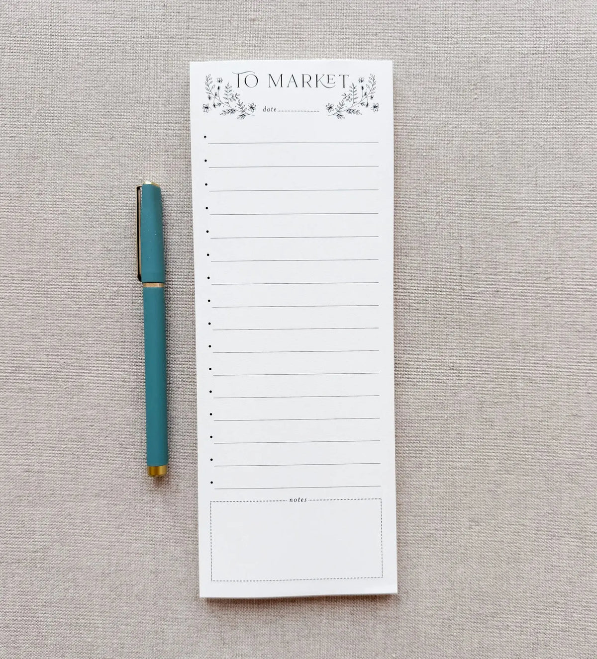 Floral To Market // Notepad Jen Simpson Design, LLC