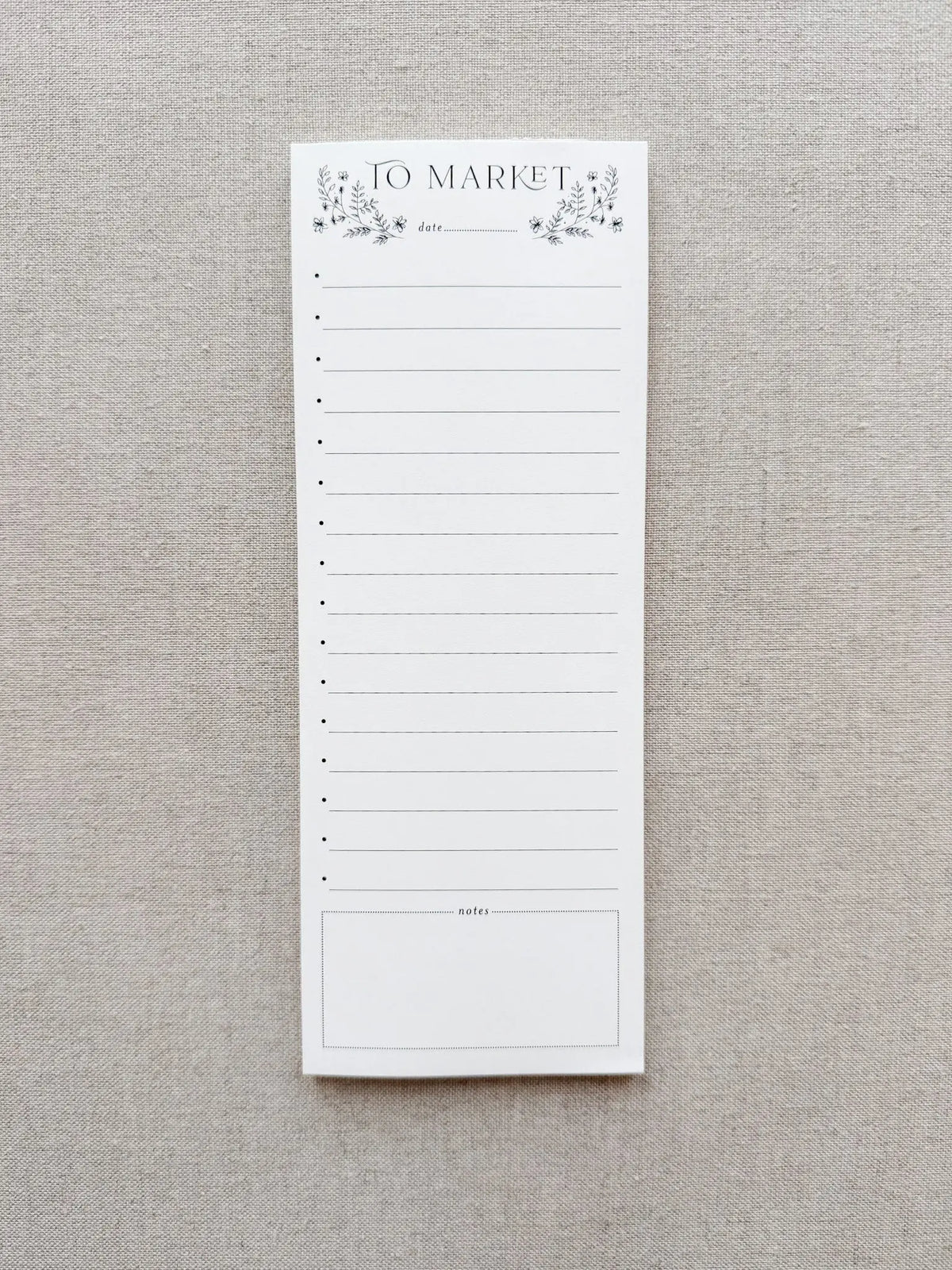 Floral To Market // Notepad Jen Simpson Design, LLC
