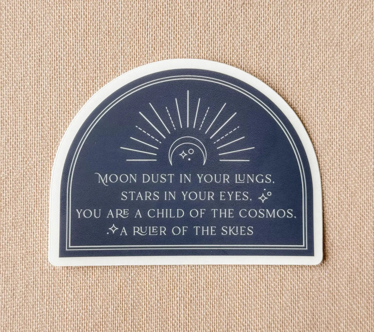 Moon Dust Sticker Jen Simpson Design, LLC
