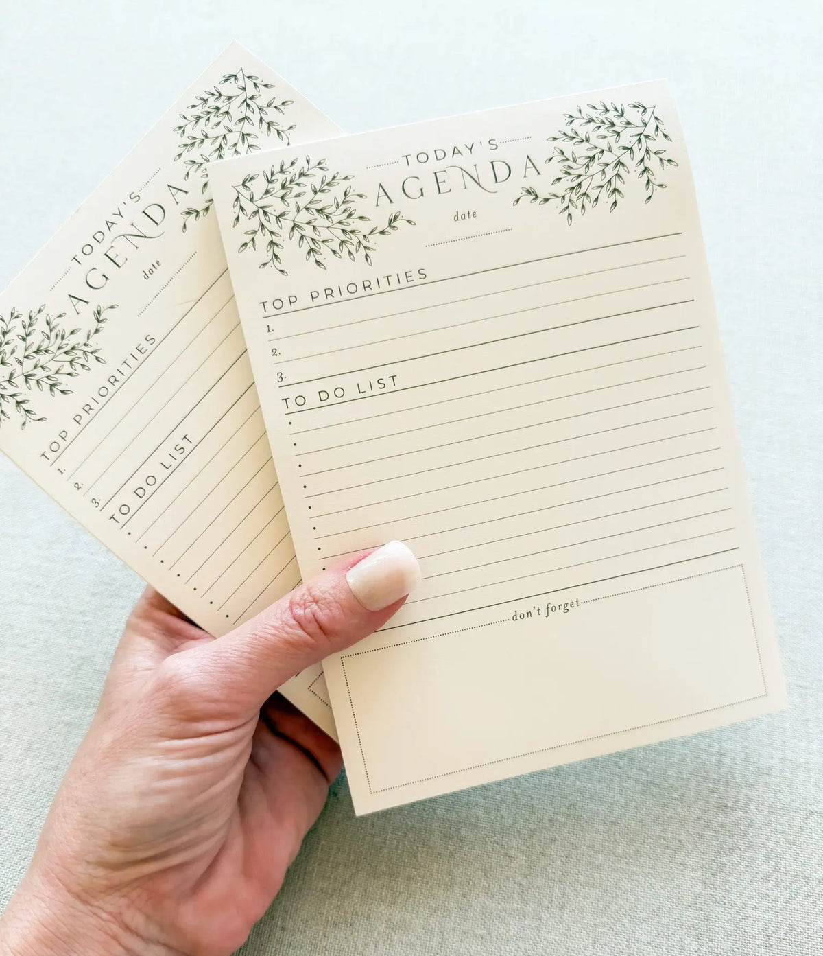Today's Agenda // Planner Notepad Jen Simpson Design, LLC