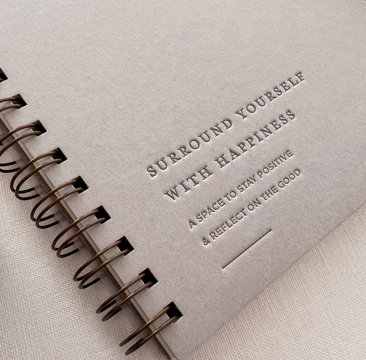 Surround Yourself with Happiness // A Daily Journal to Manifest Happiness, Gratitude, and Personal Growth Jen Simpson Design, LLC