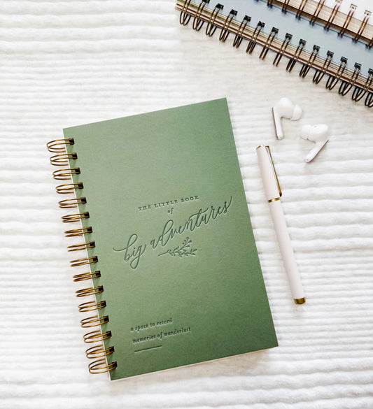 The Little Book of Big Adventures // Travel Journal Jen Simpson Design, LLC